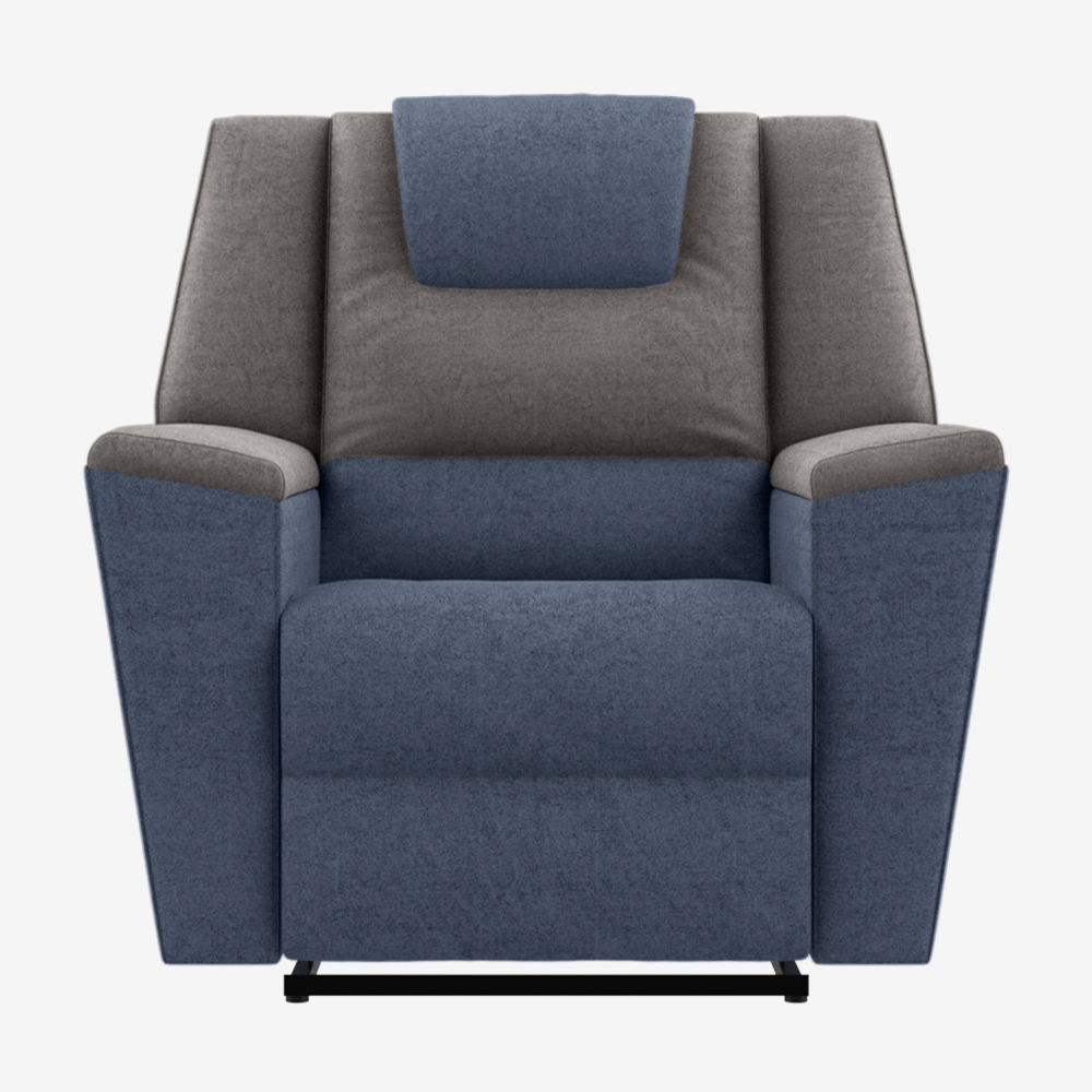 Godrej Interio Sumo Blue 1 Seater Recliner